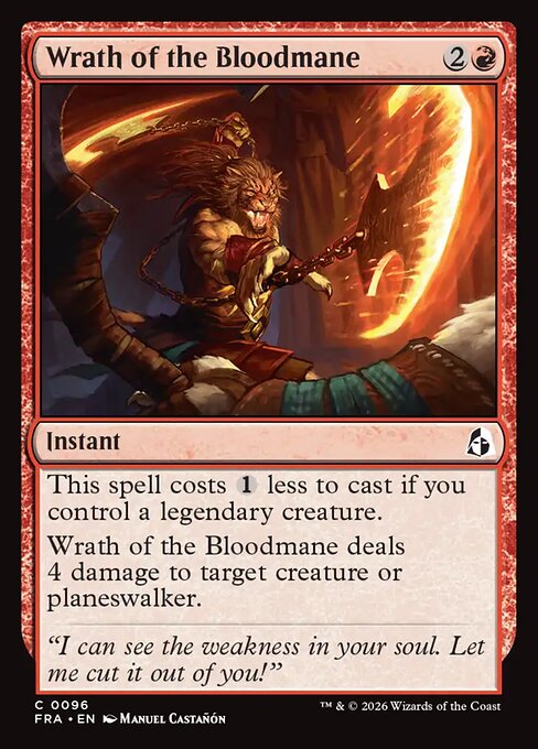 Wrath of the Bloodmane - catalogue image