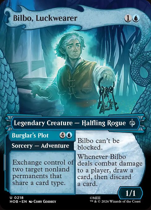 Bilbo, Luckwearer // Burglar's Plot - catalogue image