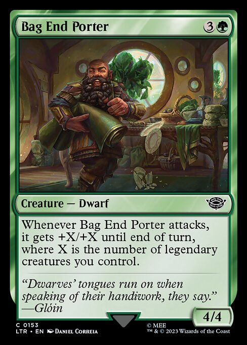 Bag End Porter - catalogue image