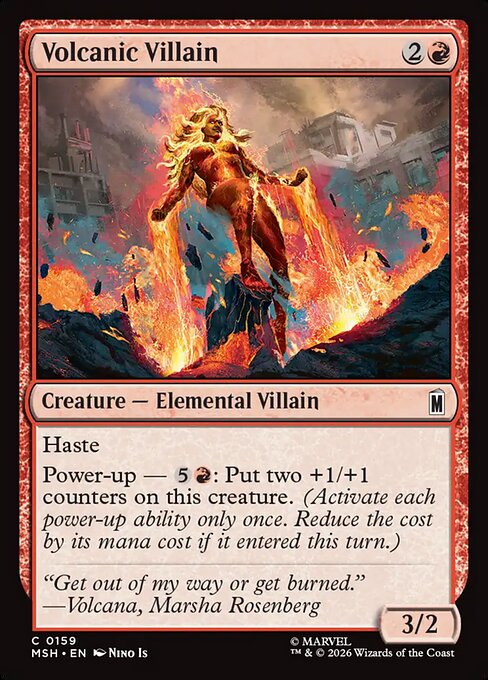 Volcanic Villain - catalogue image