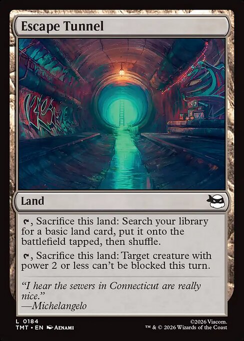 Escape Tunnel - catalogue image