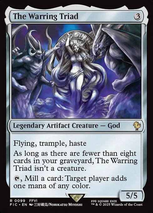 The Warring Triad - catalogue image