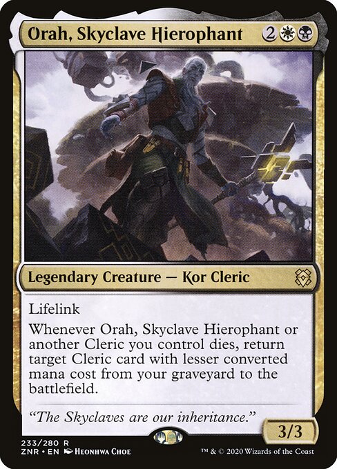 Orah, Skyclave Hierophant - catalogue image