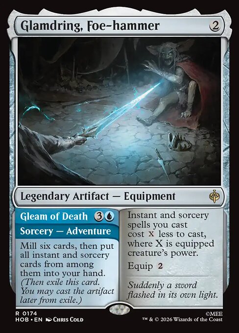 Glamdring, Foe-hammer // Gleam of Death - catalogue image