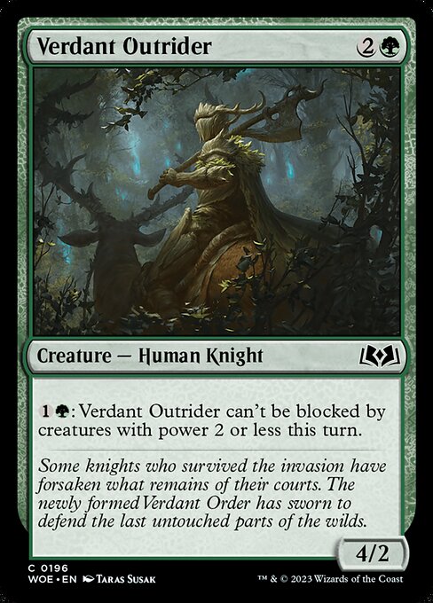 Verdant Outrider - catalogue image