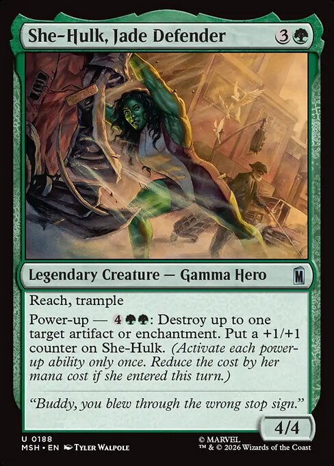 She-Hulk, Jade Defender - catalogue image