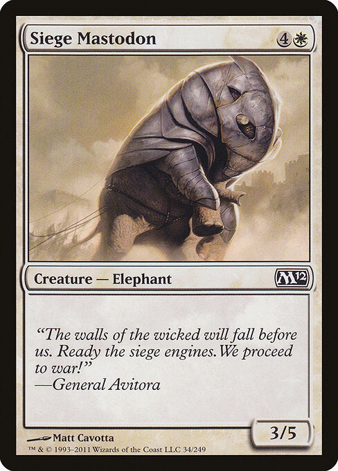 Siege Mastodon - catalogue image