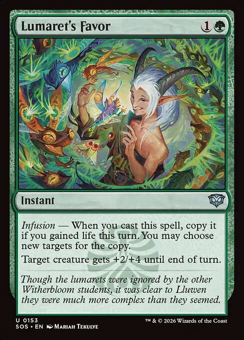 Lumaret's Favor - catalogue image