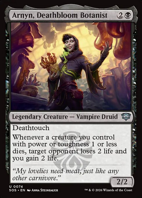 Arnyn, Deathbloom Botanist - catalogue image