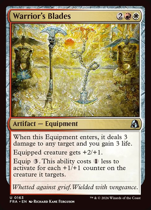 Warrior's Blades - catalogue image