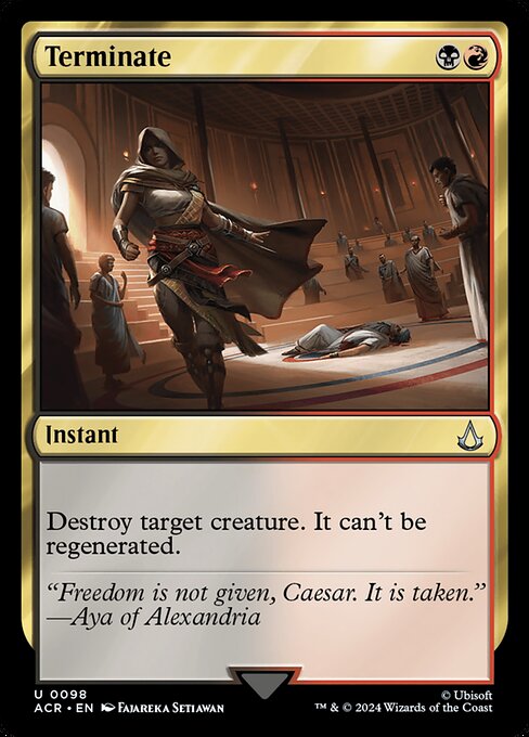 Terminate - catalogue image