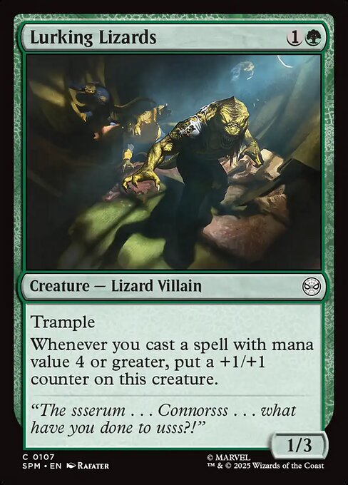 Lurking Lizards - catalogue image