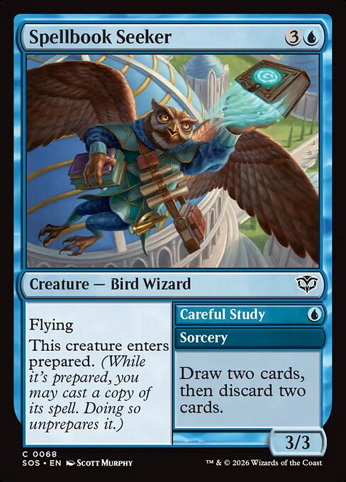 Spellbook Seeker // Careful Study - catalogue image