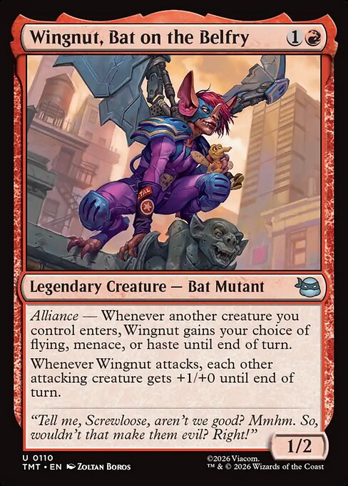 Wingnut, Bat on the Belfry - catalogue image
