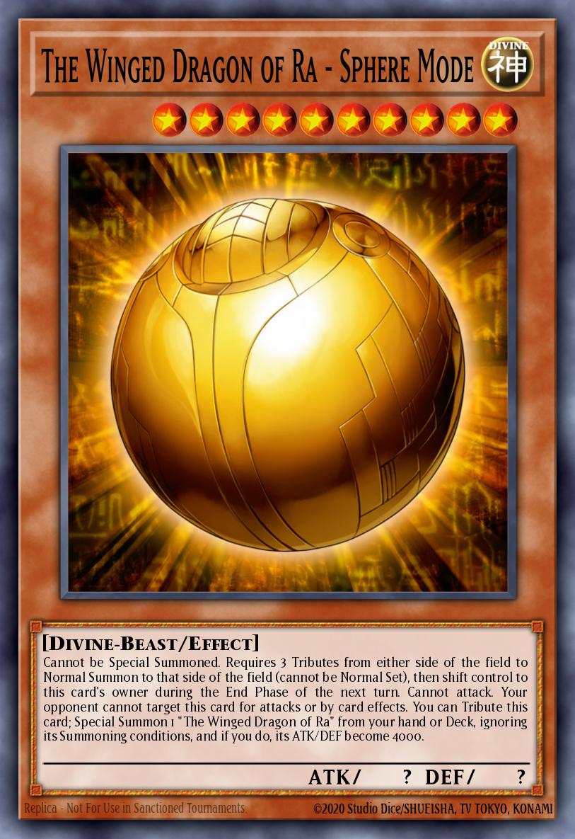 The Winged Dragon of Ra - Sphere Mode - catalogue image