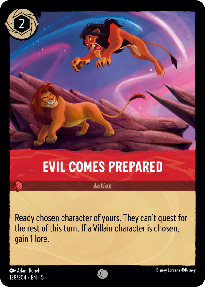 Evil Comes Prepared - catalogue image