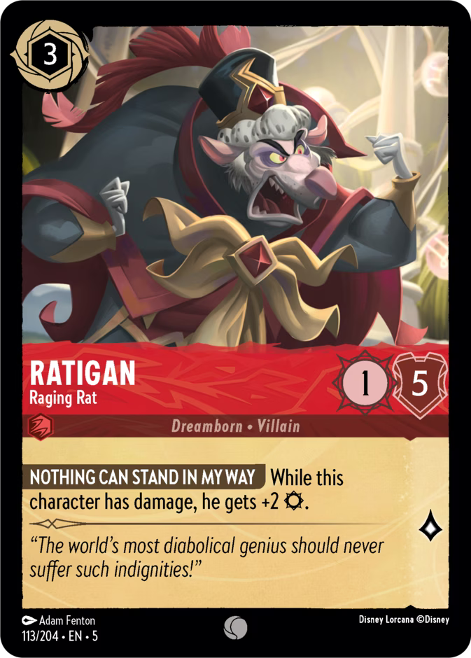 Ratigan — Raging Rat - catalogue image