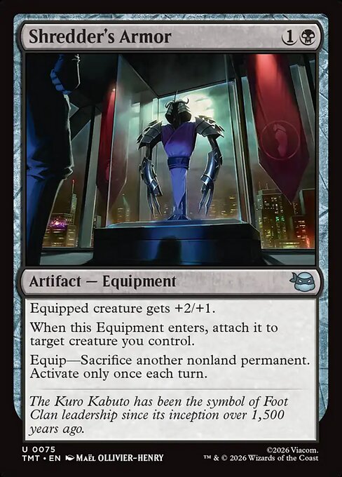 Shredder's Armor - catalogue image