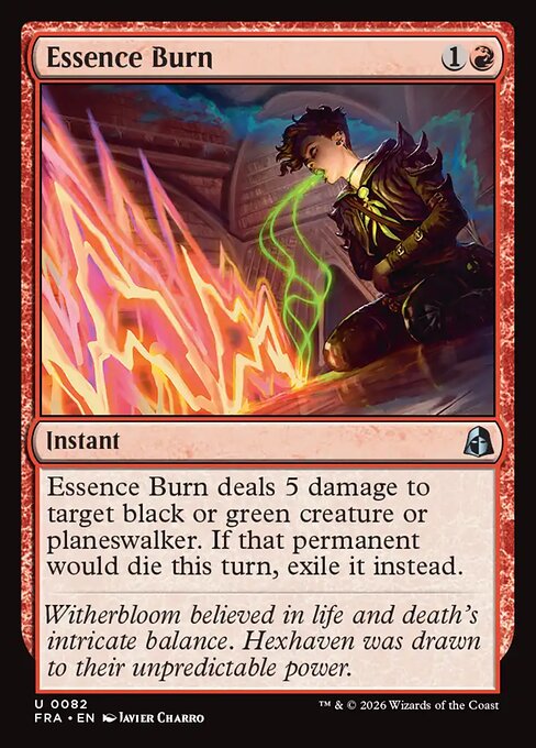Essence Burn - catalogue image