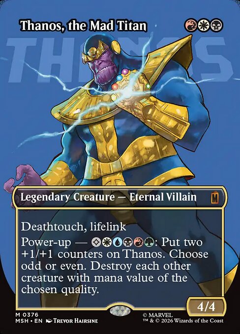 Thanos, the Mad Titan - catalogue image