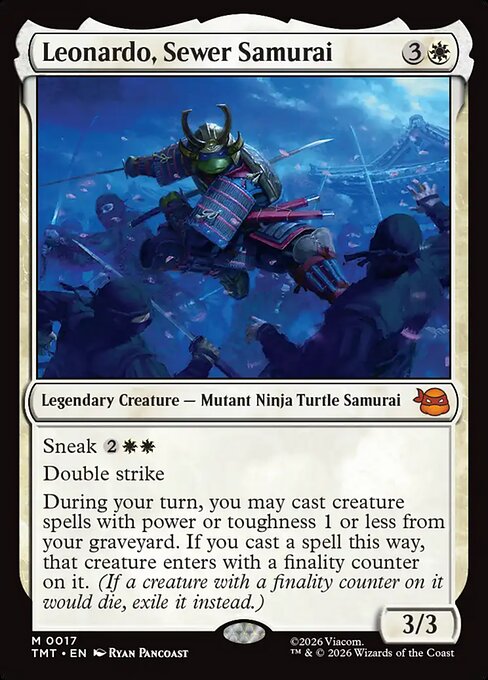 Leonardo, Sewer Samurai - catalogue image
