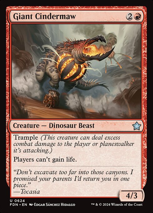Giant Cindermaw - catalogue image