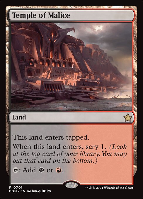 Temple of Malice - catalogue image