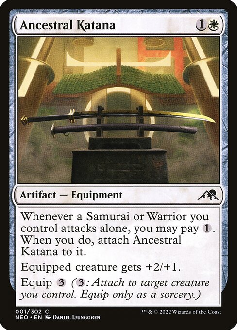 Ancestral Katana - catalogue image
