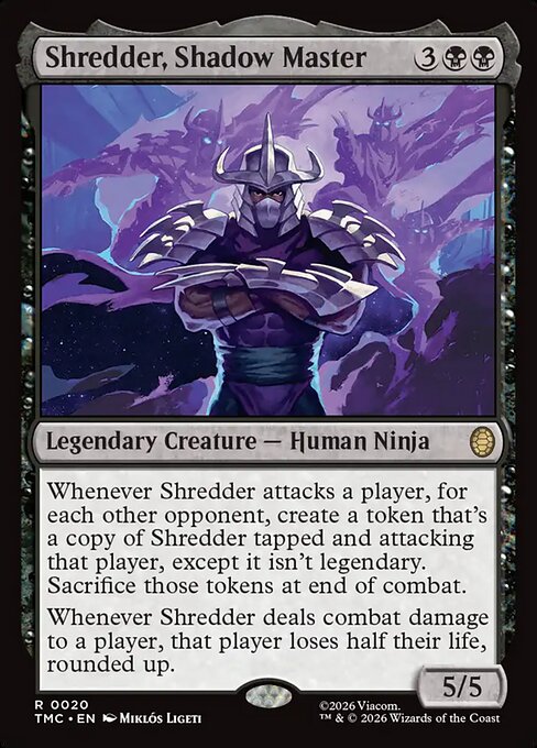 Shredder, Shadow Master - catalogue image