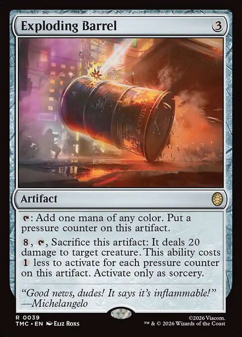 Exploding Barrel - catalogue image