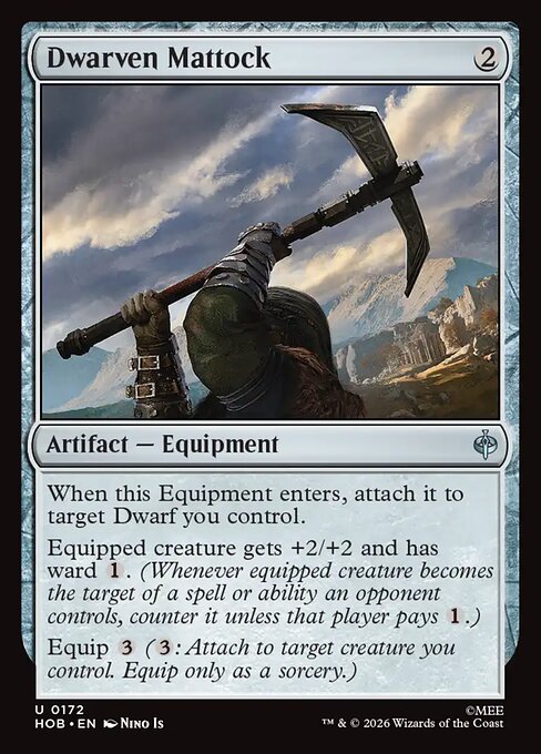 Dwarven Mattock - catalogue image