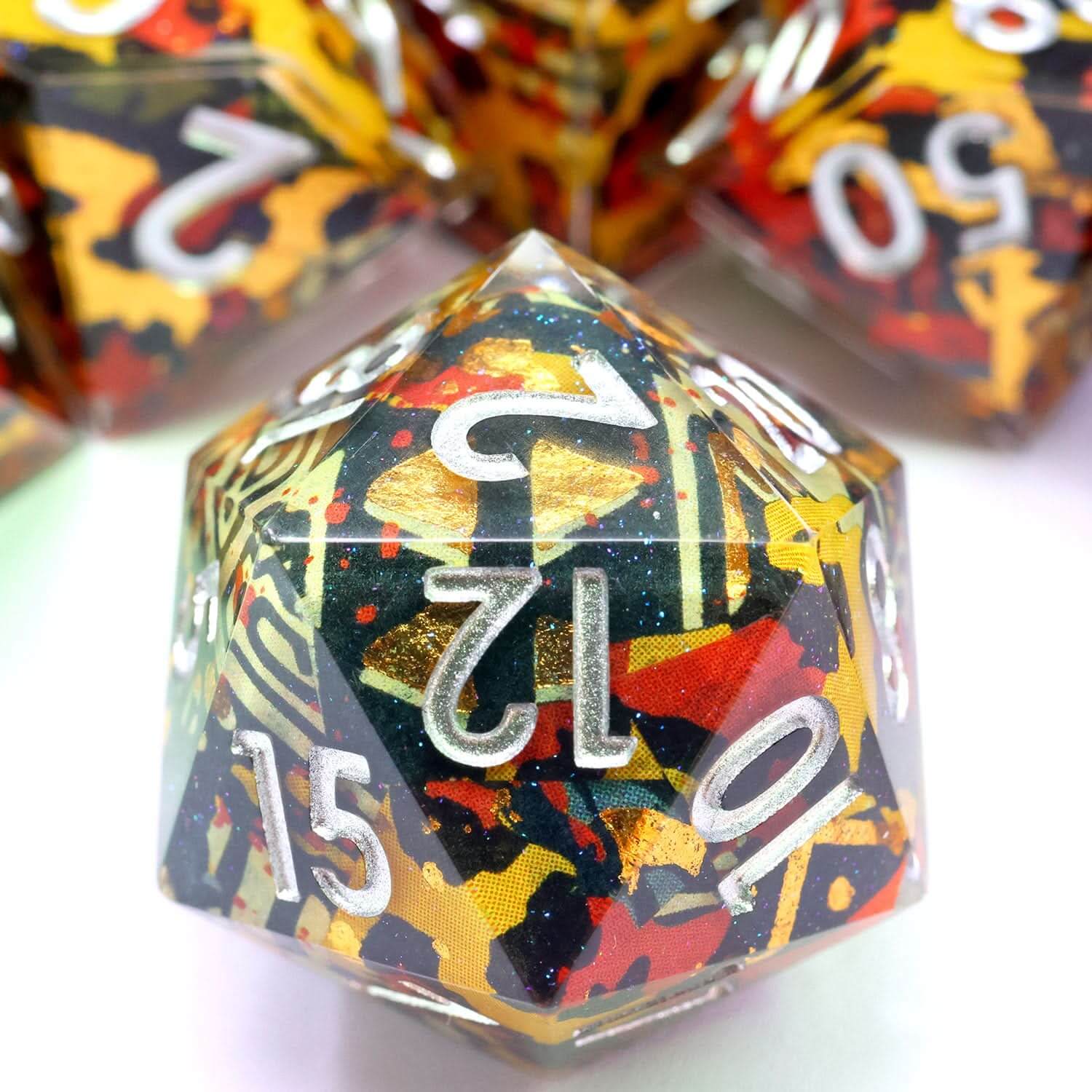 Hexbound Relic | Art Core Dice | 7 Piece Set - The Ork Forge