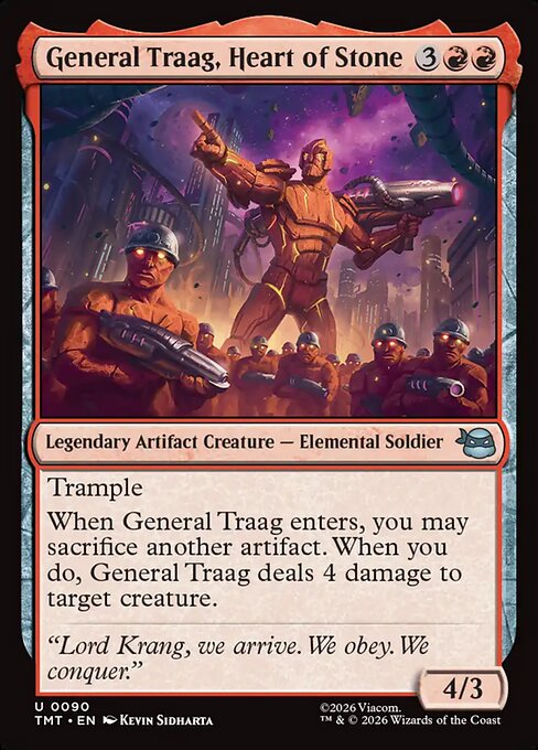 General Traag, Heart of Stone - catalogue image