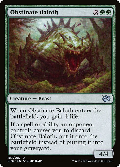 Obstinate Baloth - catalogue image