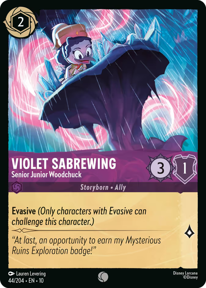 Violet Sabrewing — Senior Junior Woodchuck - catalogue image