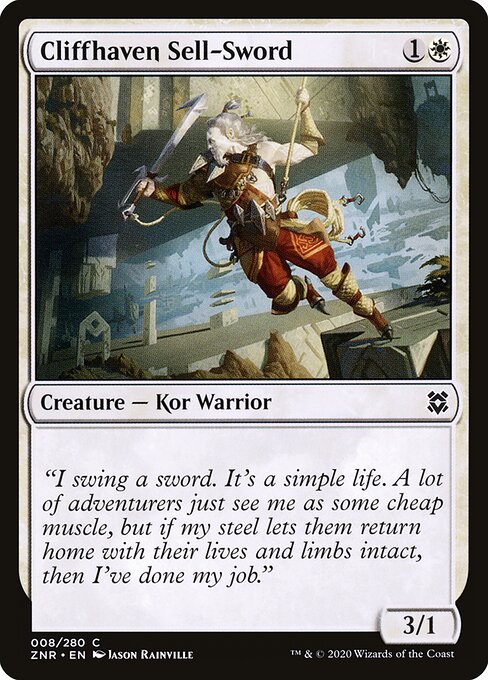 Cliffhaven Sell-Sword - catalogue image
