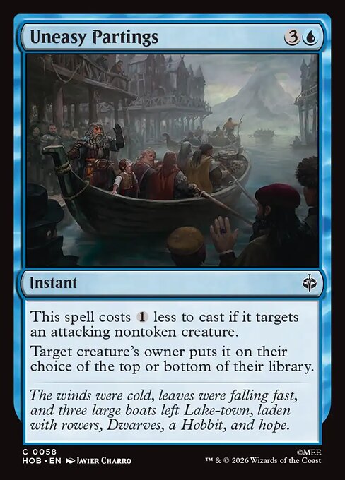 Uneasy Partings - catalogue image