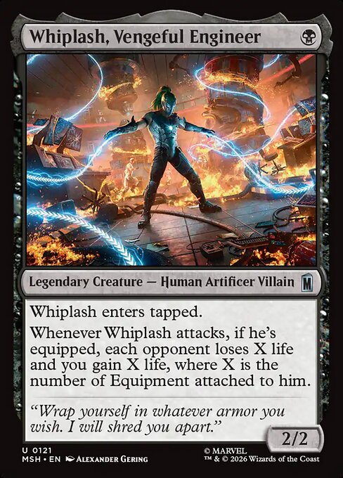 Whiplash, Vengeful Engineer - catalogue image