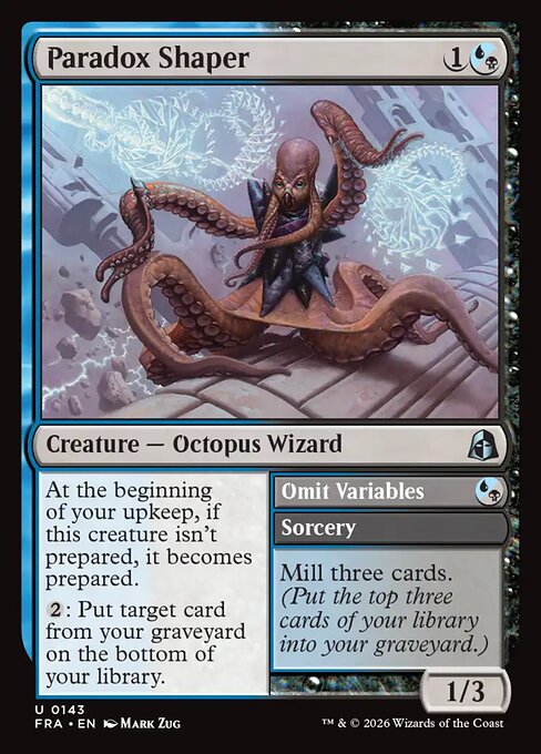 Paradox Shaper // Omit Variables - catalogue image