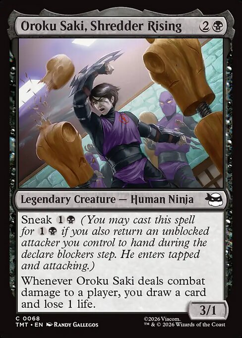Oroku Saki, Shredder Rising - catalogue image