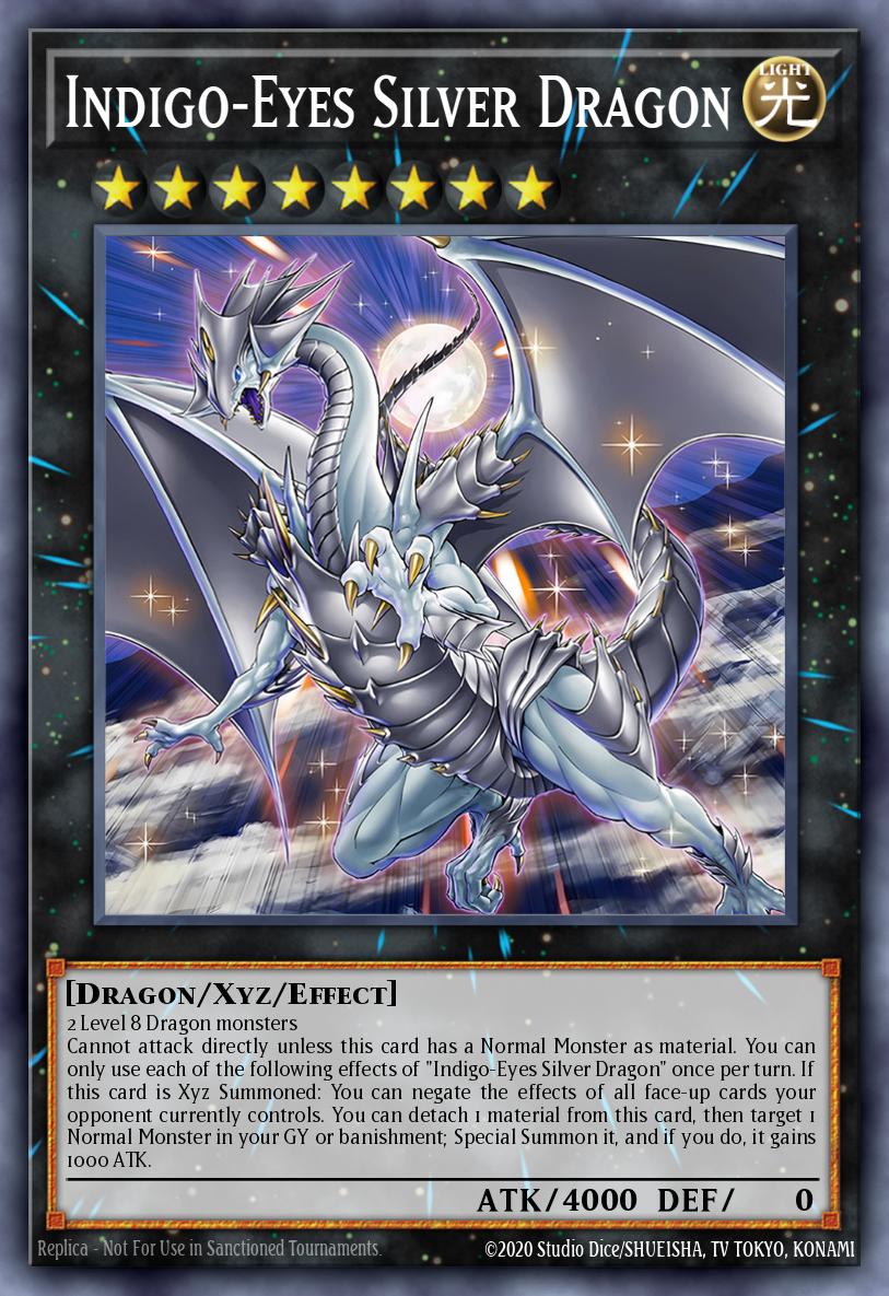 Indigo-Eyes Silver Dragon - catalogue image