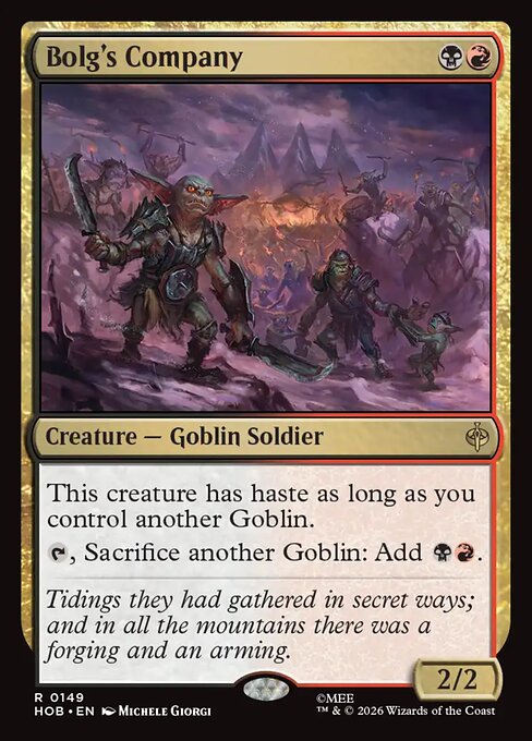 Bolg's Company - catalogue image
