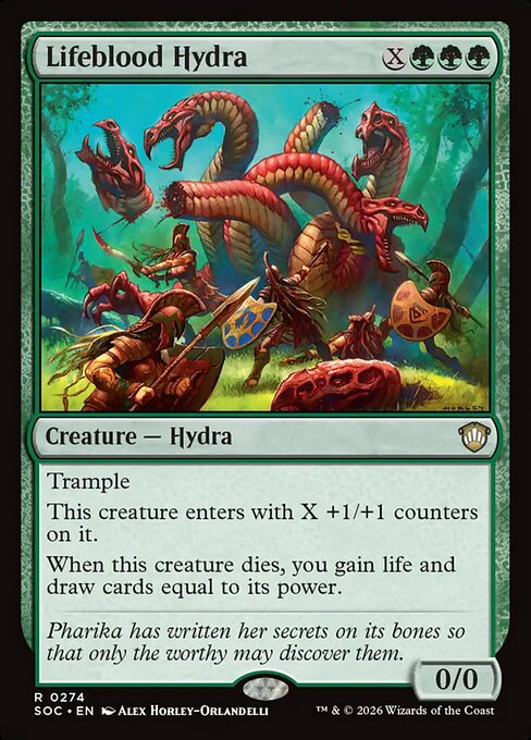 Lifeblood Hydra - catalogue image
