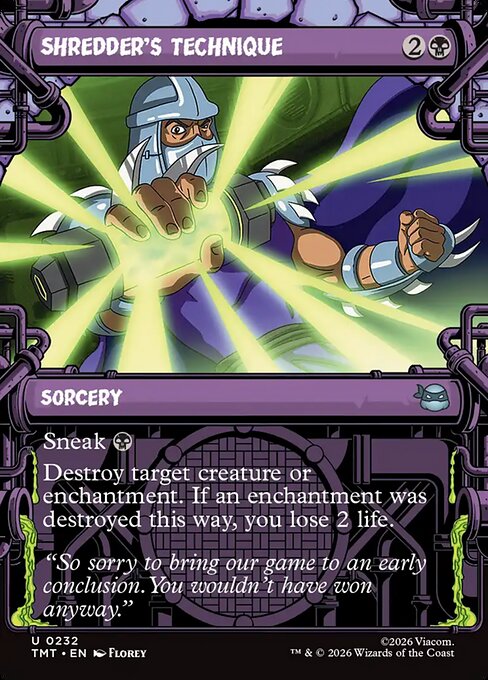 Shredder's Technique - catalogue image