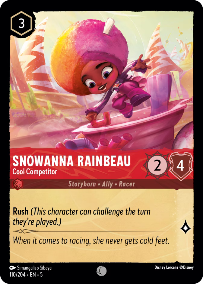 Snowanna Rainbeau — Cool Competitor - catalogue image