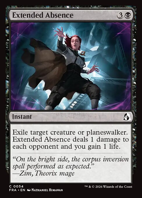 Extended Absence - catalogue image
