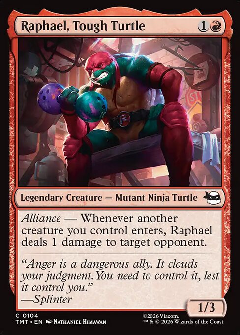 Raphael, Tough Turtle - catalogue image