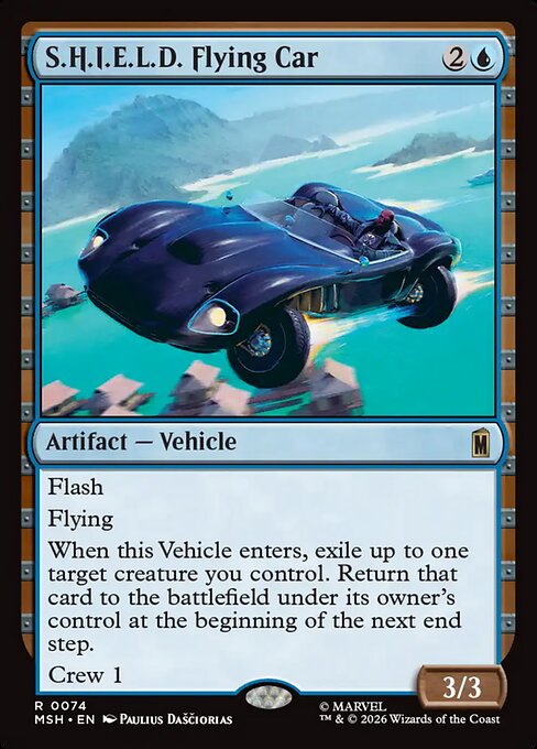 S.H.I.E.L.D. Flying Car - catalogue image