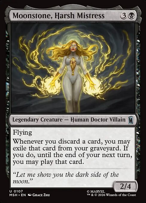 Moonstone, Harsh Mistress - catalogue image