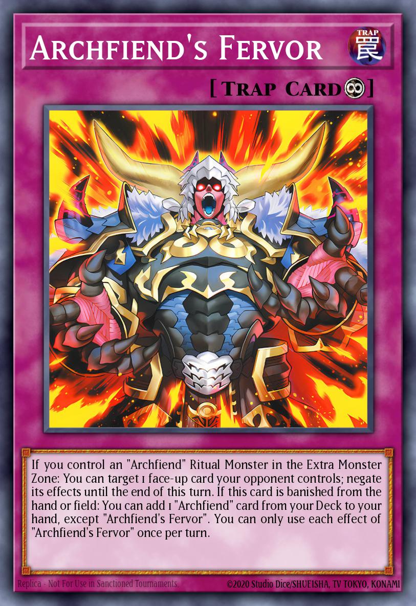 Archfiend's Fervor - catalogue image